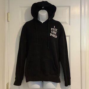 YEEZY Men’s Black “I Feel Like Pablo” Kanye Graphic Hoodie Cotton Sweatshirt L